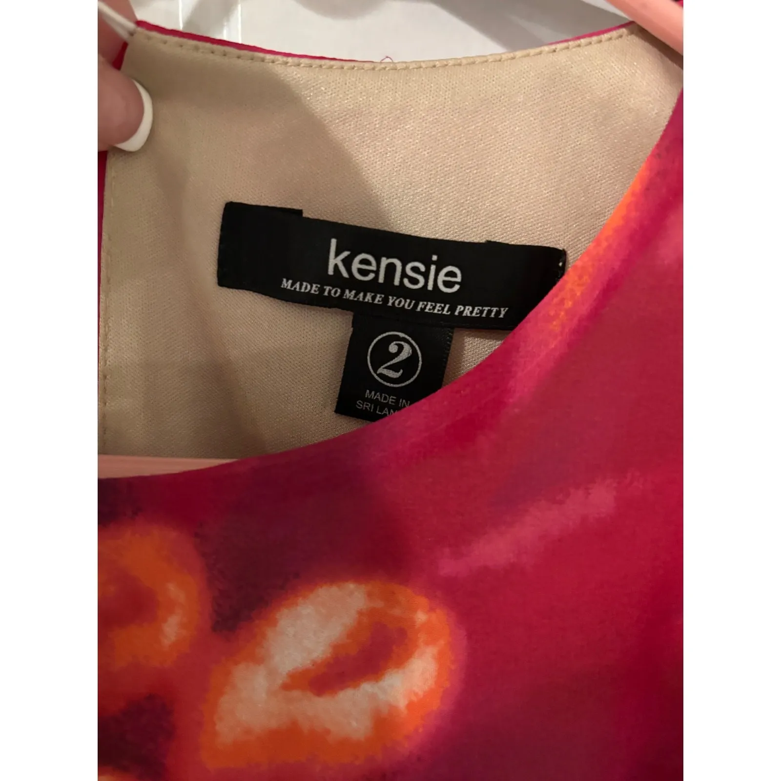 Kensie Floral Print Ruffle Sleeve‎ Dress - Sleeveless Party Cocktail - Image 4