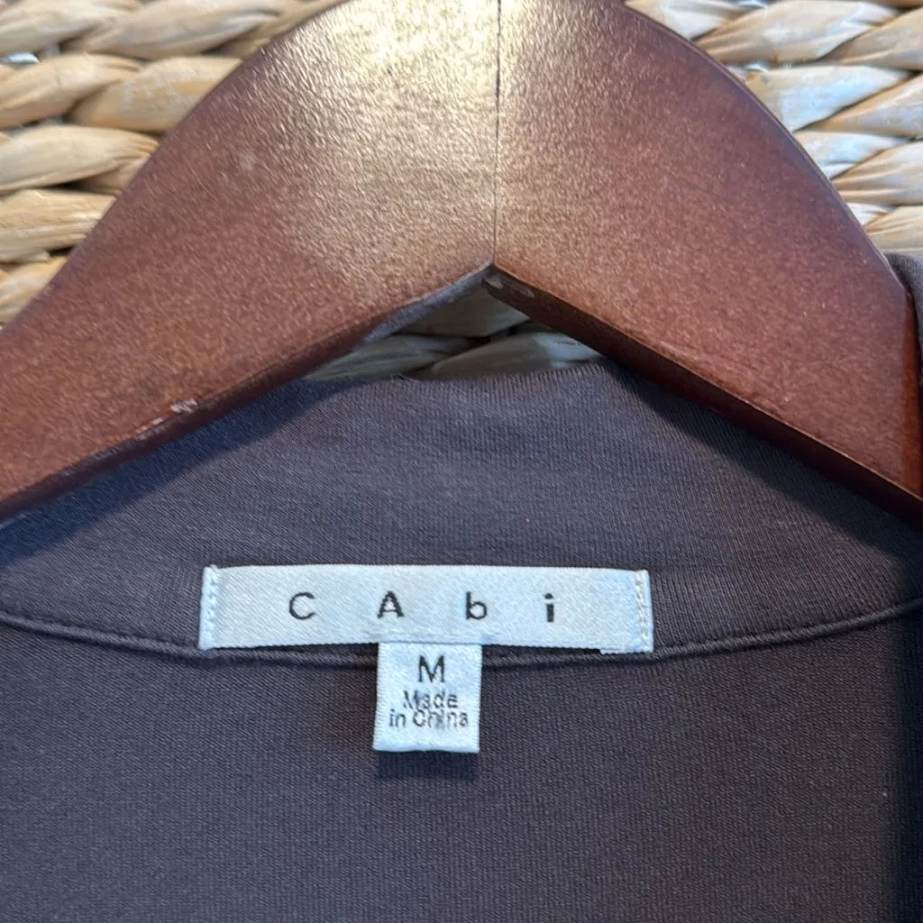 Cabi Full Zip Yoga Activewear Loungewear Jacket w/Pockets #166, M - Image 3