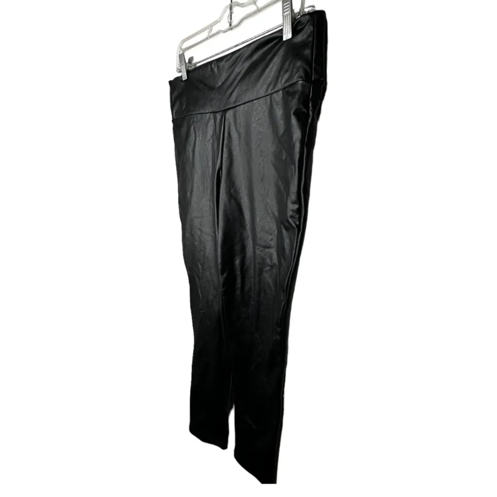 Altar'd State Black Vegan Leather‎ Pants - Image 4