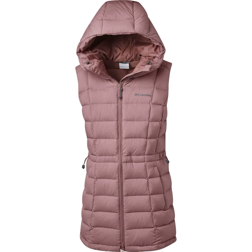 Columbia Women's Mauve Quilted Vest medium - Image 4