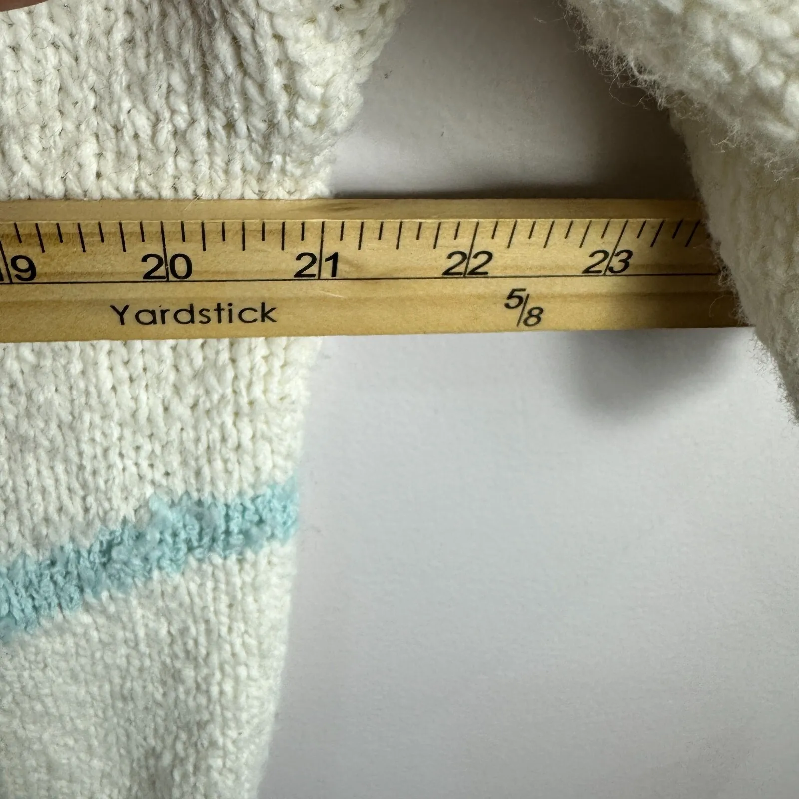 Vintage 90s Colter Bay Sweater L White Pastel Floral Knit Cottagecore Grannycore Size L - Image 6