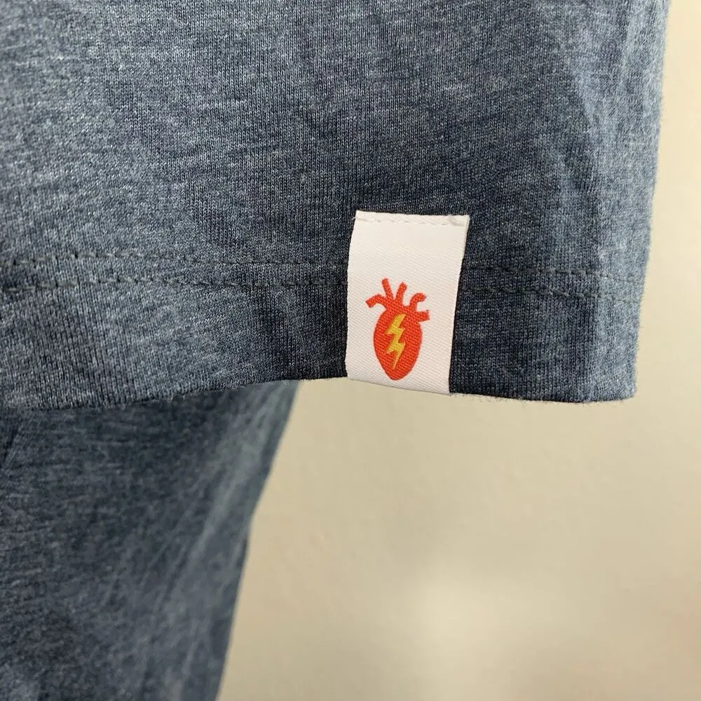 Mac Miller Most Dope V Neck Tshirt Blue Circle Stars Rap Sz M Mens? Women’s? Size M - Image 6