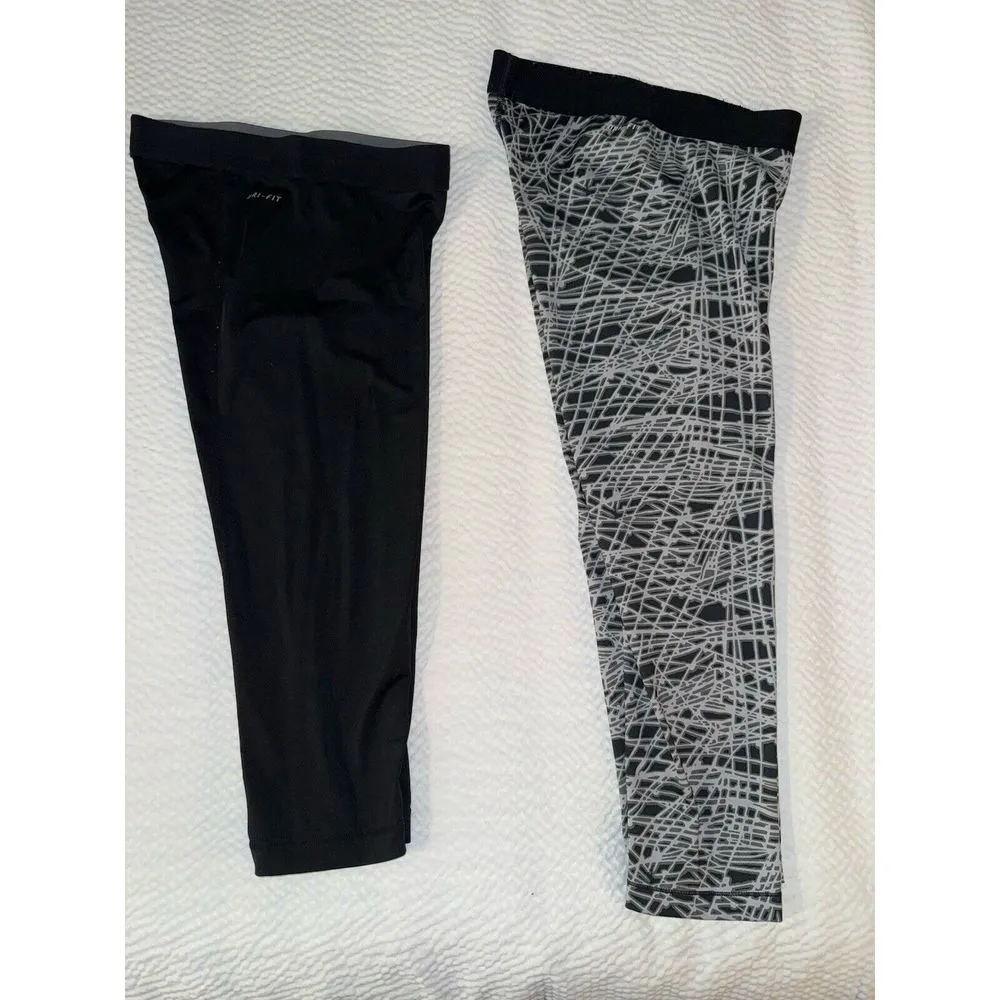 Nike Pro Dri Fit Capri Leggings Womens Small Black Running Gym Athletic Lot Of 2 - Image 6