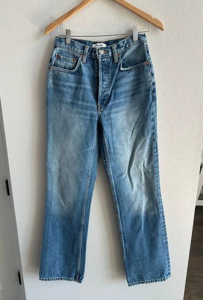 RE/DONE 70s Stove Pipe straight leg Jeans - Image 3