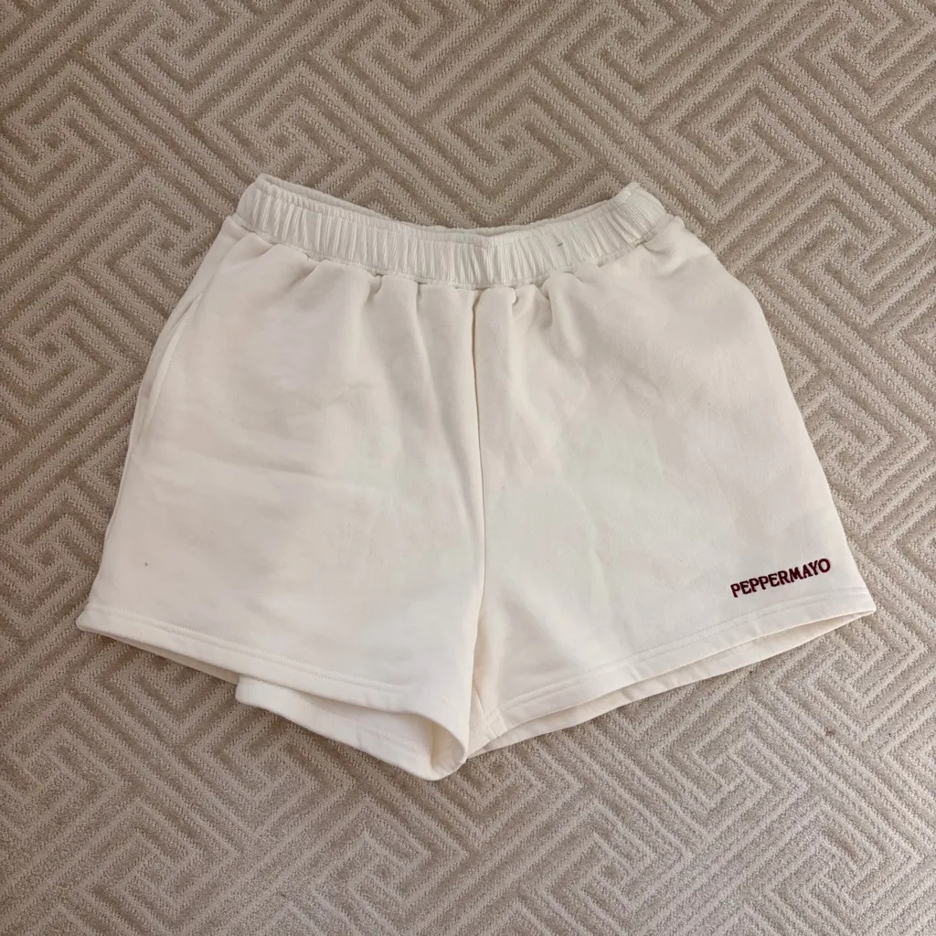 Peppermayo Ivory Sweat Shorts - Image 7