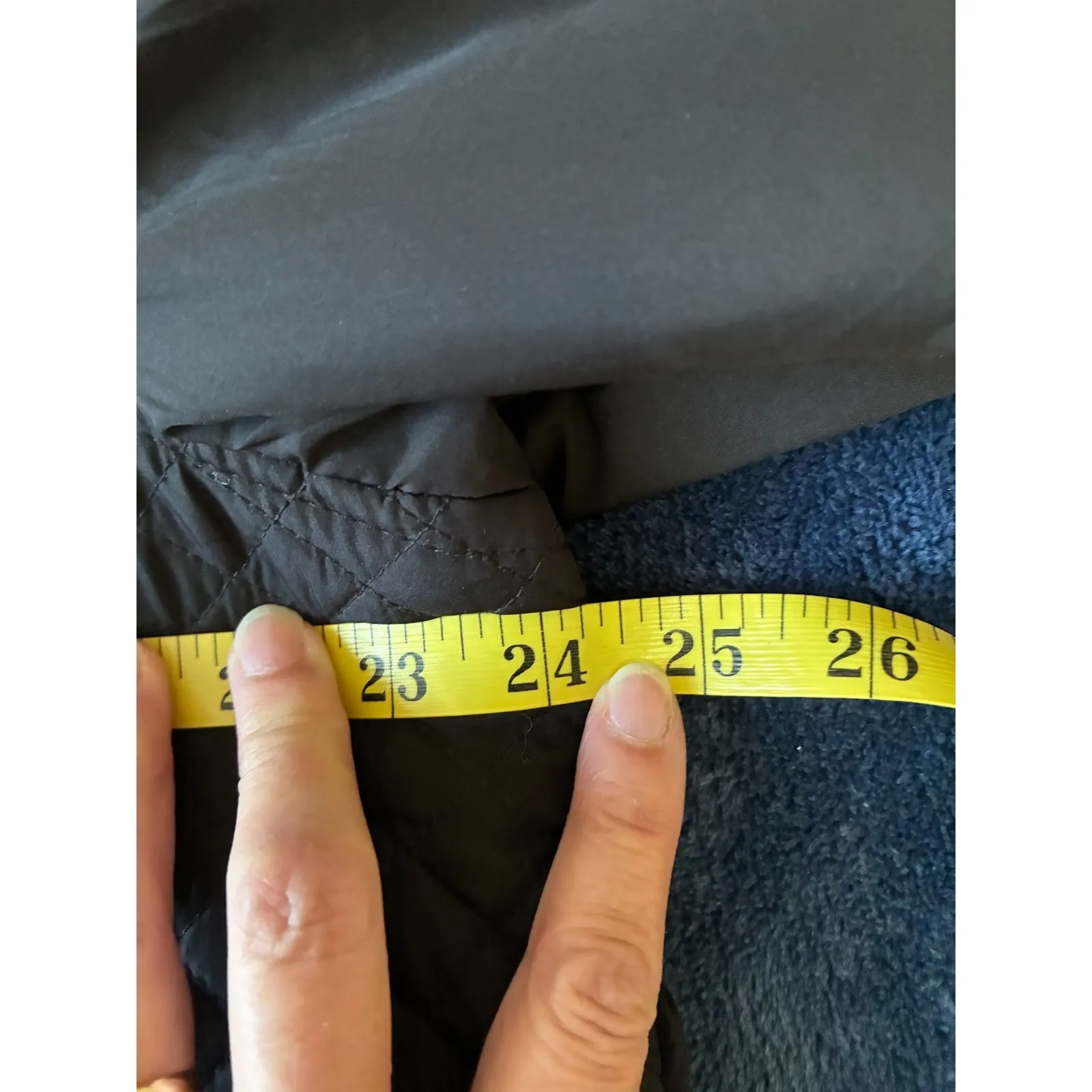 Karen Scott Sport Black Quilted Front Button Up Jacket Women's Size XL - Image 4