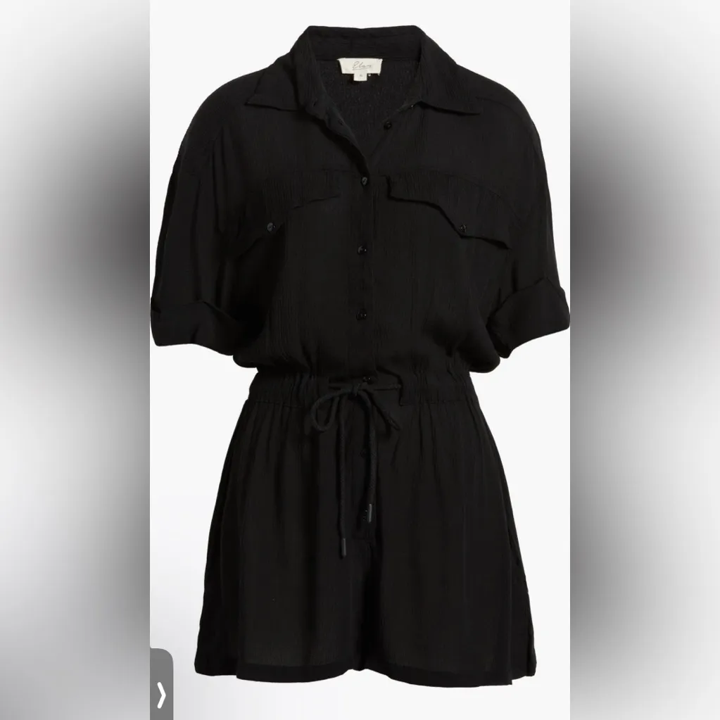 Elan Cuff Sleeve Cover up Romper, Size Small, $68 - Image 5