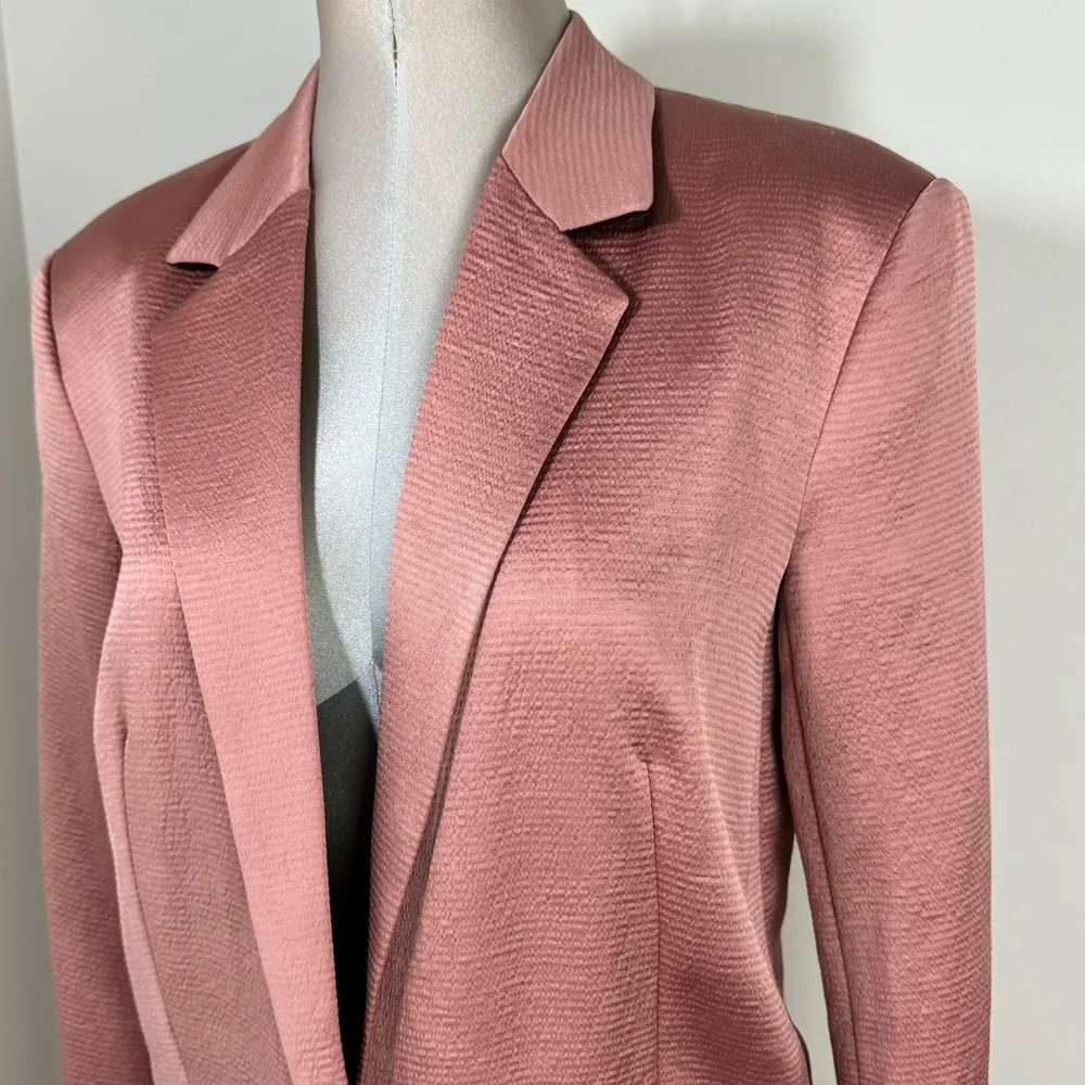 Ba&sh Heroes Darcy Rose Single Button Lady Blazer Jacket Size Medium - Image 4