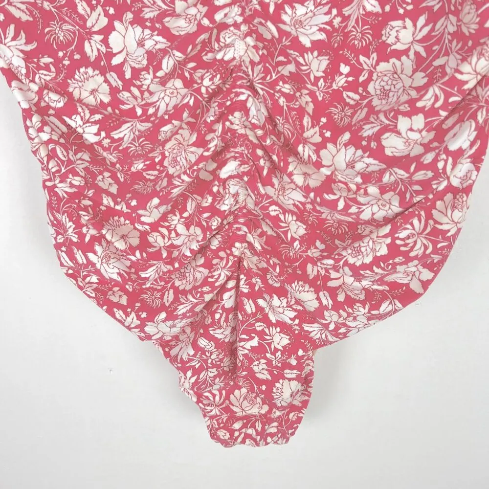 NWT J. Crew Ruched Sweetheart One-Piece Swimsuit in Tossed Floral Plus Size 22 - Image 11