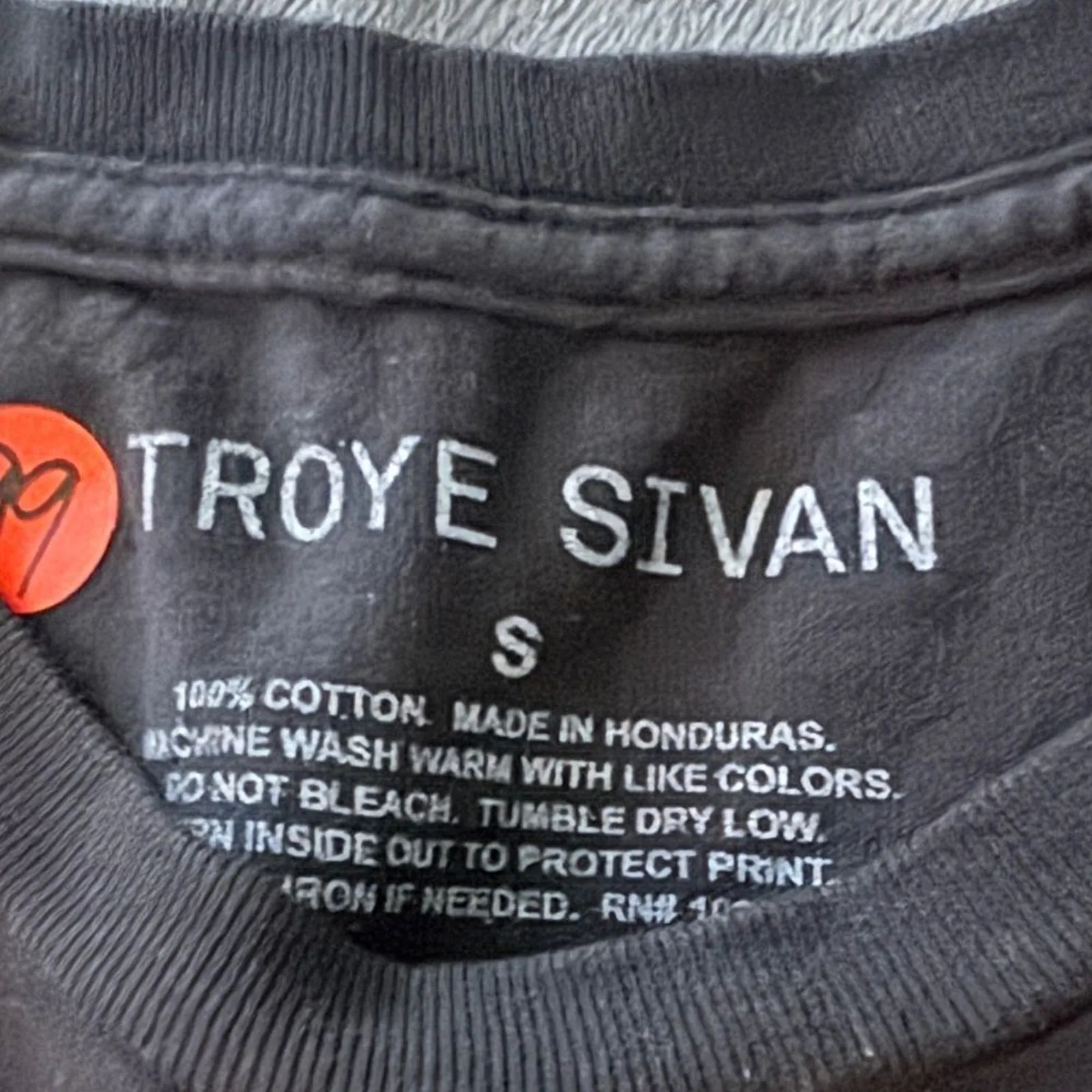 Troye Sivan Sweat 2024 Tour Tee, Size Small, New without Tag Black - Image 3