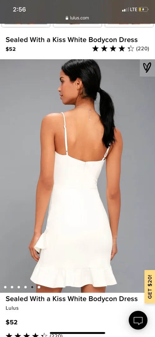 Lulus White Dress / Graduation / Bridal - Image 2