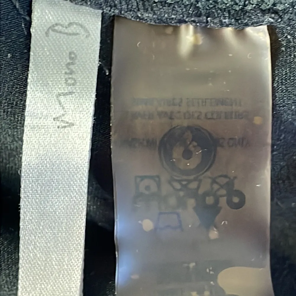 Mono B Black Yoga Leggings with Mesh Accent Size L - Image 6