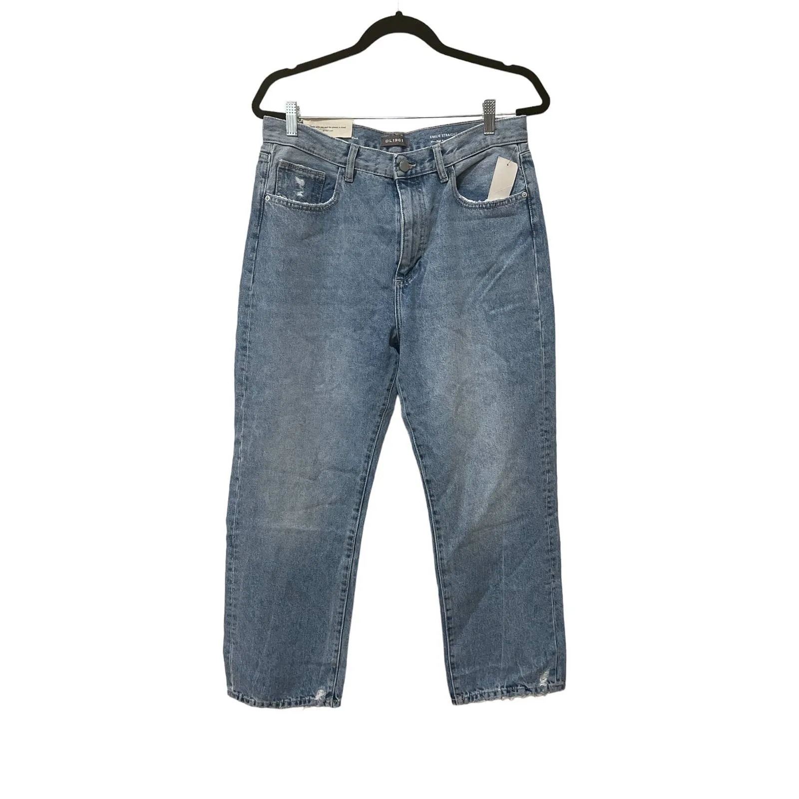 DL1961 Emilie Straight Ultra High Rise Vintage Jeans‎ Size 32 - Image 9