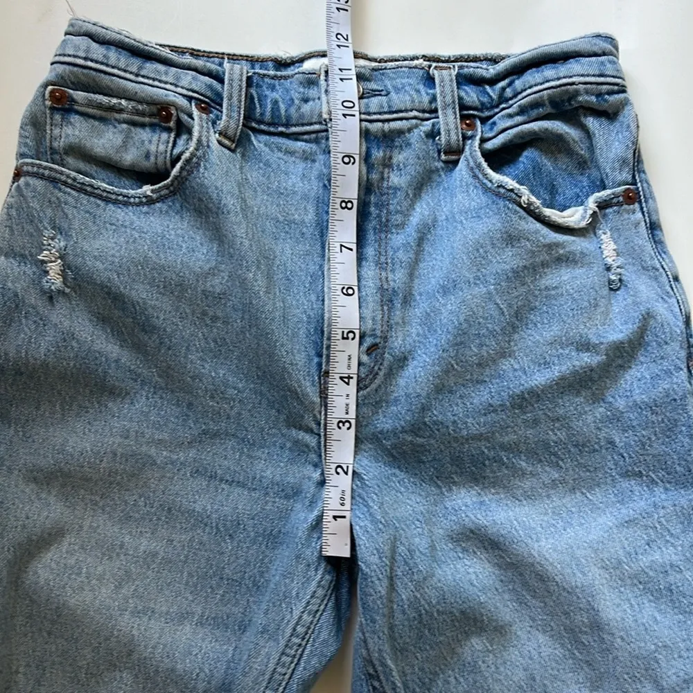 Abercrombie & Fitch 90s Ultra High Rise Straight Jeans - Image 6