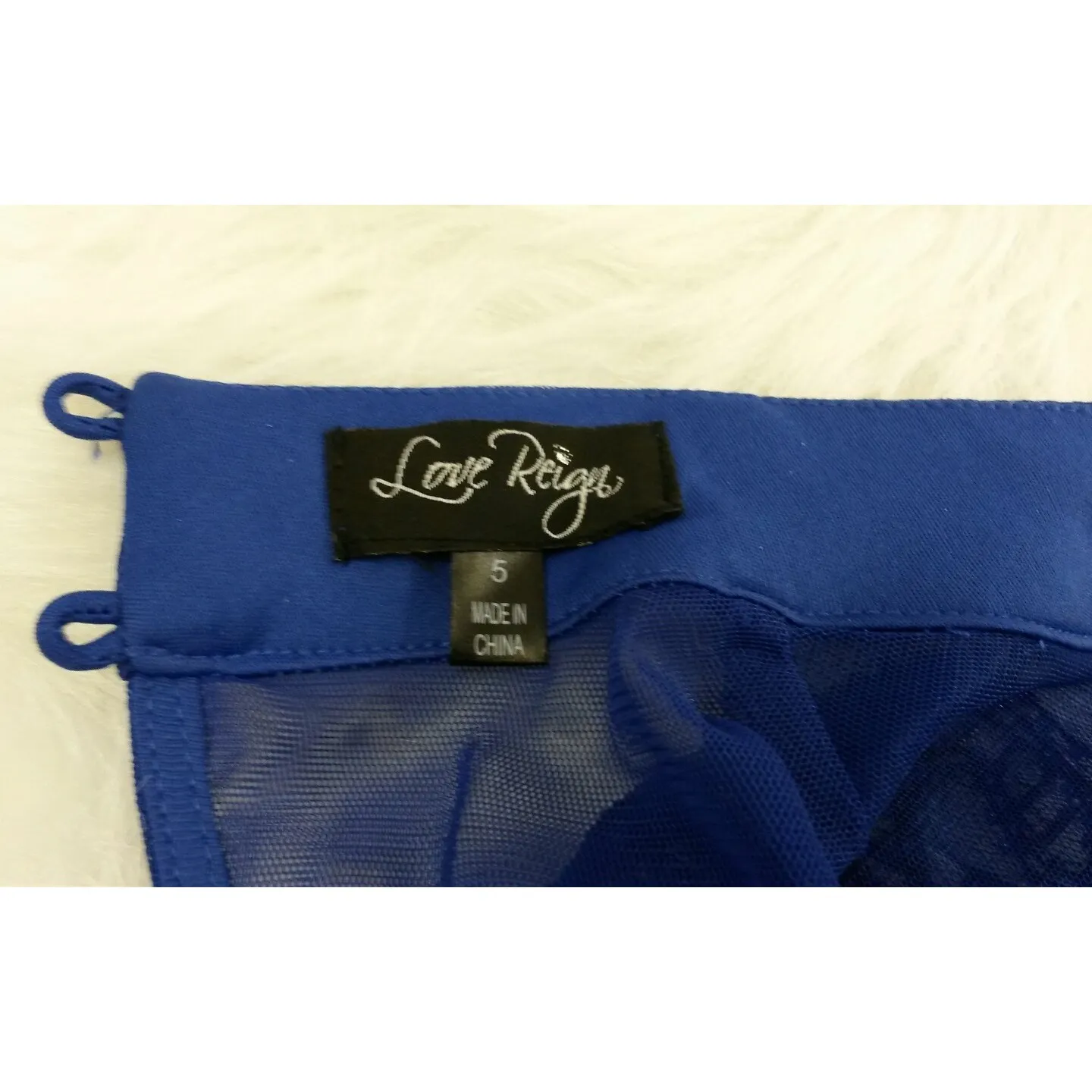 Love Reign Tulle Skirt Sequin Crop Top Special Occasion Size 5 Juniors Prom - Image 4