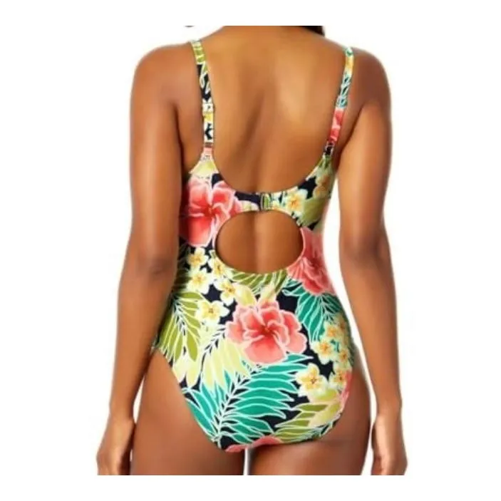 Hurley UPF 50+ Floral One Piece Swimsuit Size XXL New With Tag - Image 2