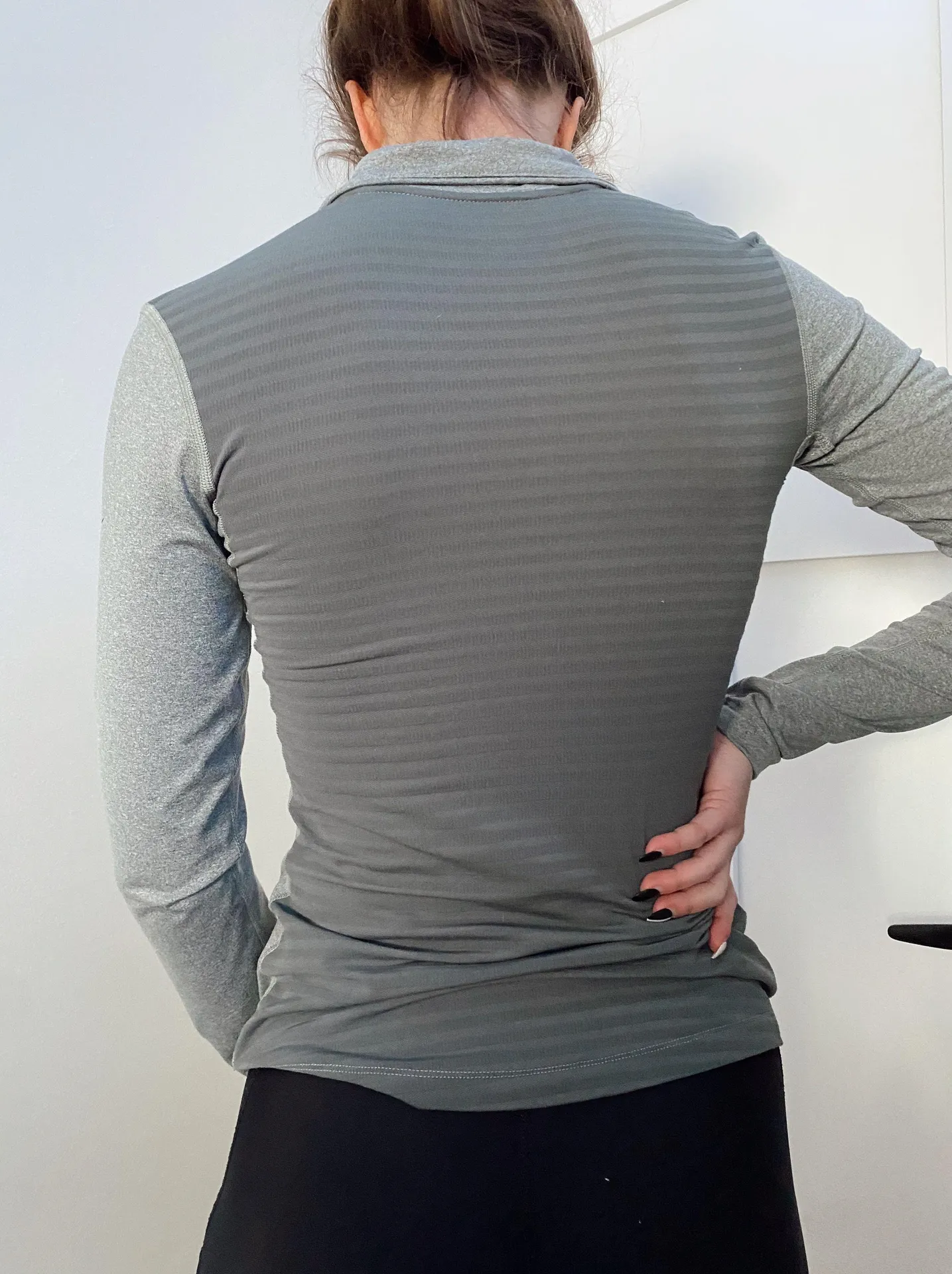 Nike Gray Quarter Zip - Image 2