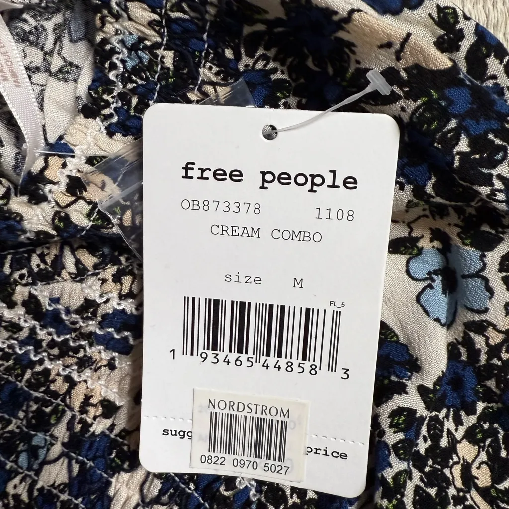 Free People Flowers In Her Hair Smock detail Tunic Top - Image 6