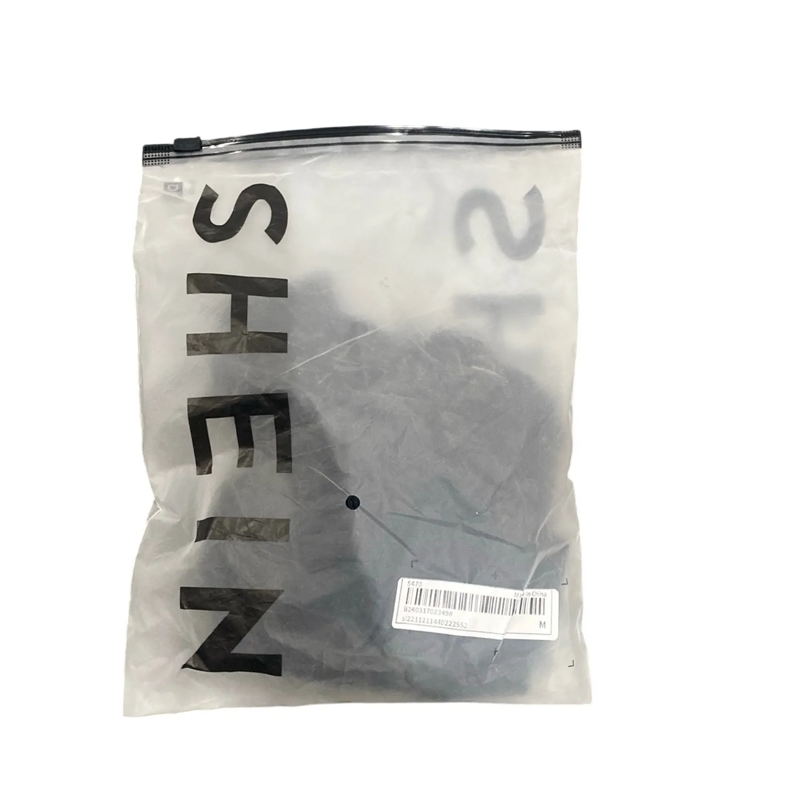 Buckle Front Lace Trim Shapewear Arm Slimming Top in Black, Size M - Image 6