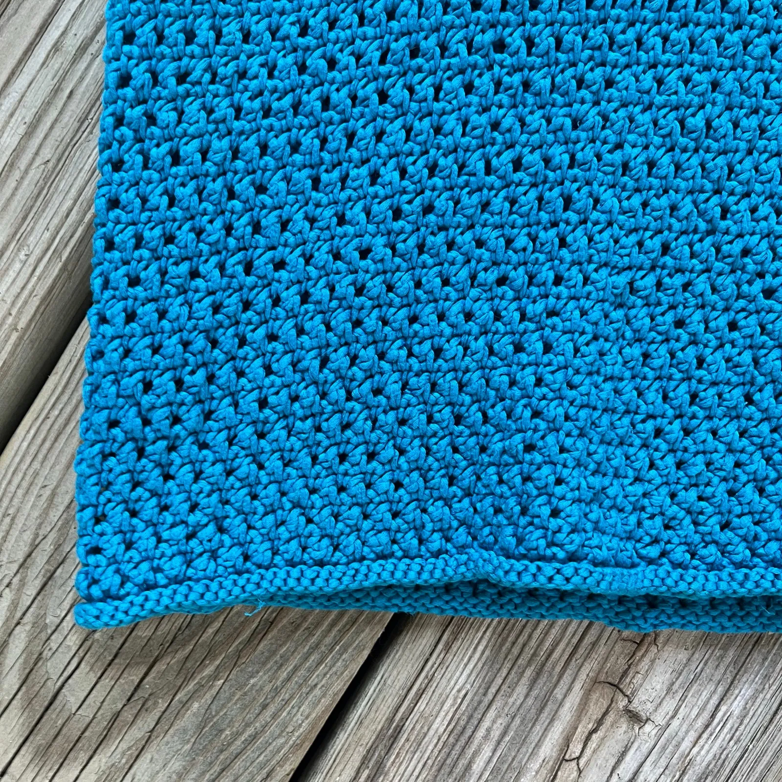 Lauren Ralph Lauren Women's Vintage Turquoise Hand Knit Sweater Size XL - Image 4