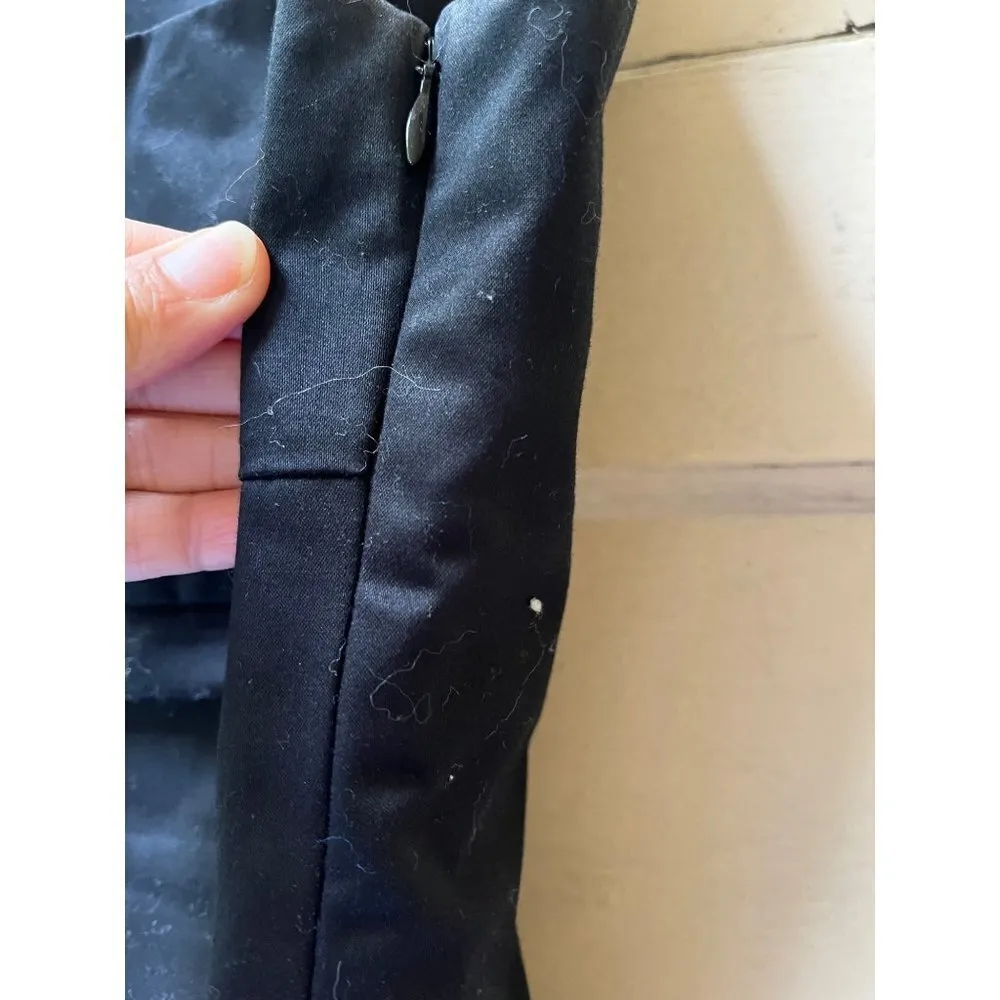 United colors of Benetton sleeveless black scoop neck sheath midi dress size M - Image 6