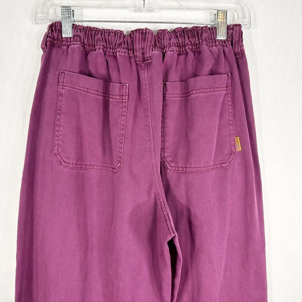 Urban Outfitters Small Petite Jeans Purple High‎ Rise Wide Leg Baggy Grunge 1640 - Image 7