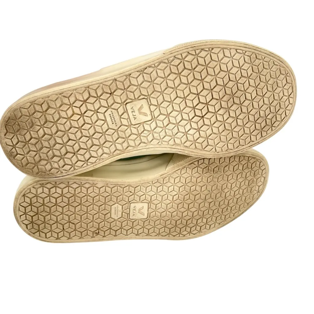 Veja Campo Sneakers Lace-up White Green Leather Suede EU 39 Size US 8 - Image 12