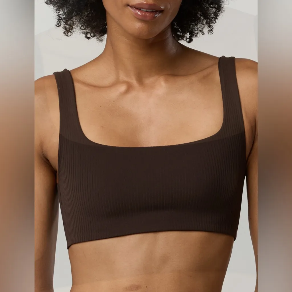 OFFLINE by Aerie Real Me XTRA Rib Switch Up V-Neck Sports Bra size XS - Image 3