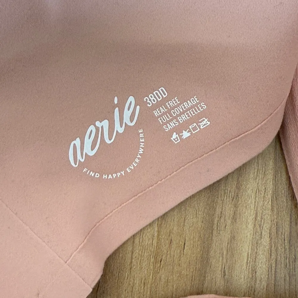 NWT AERIE Real Full Coverage Lightly Lined Bra in Blush Pink - Image 4