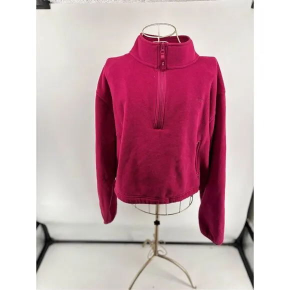 TNA TnAction Quarter Zip Fleece Pullover Jacket Size XL - Image 2