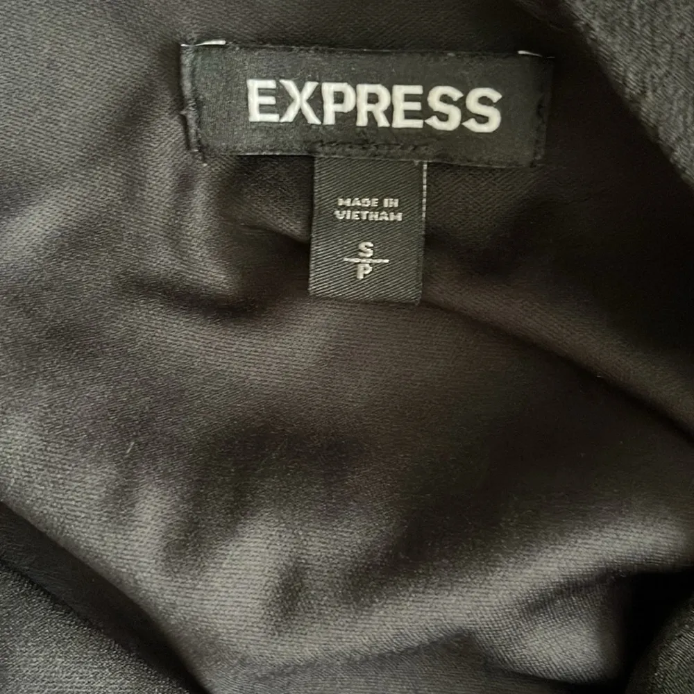 Express Black Elbow Sleeve V-Neck Dress Size S - Image 5