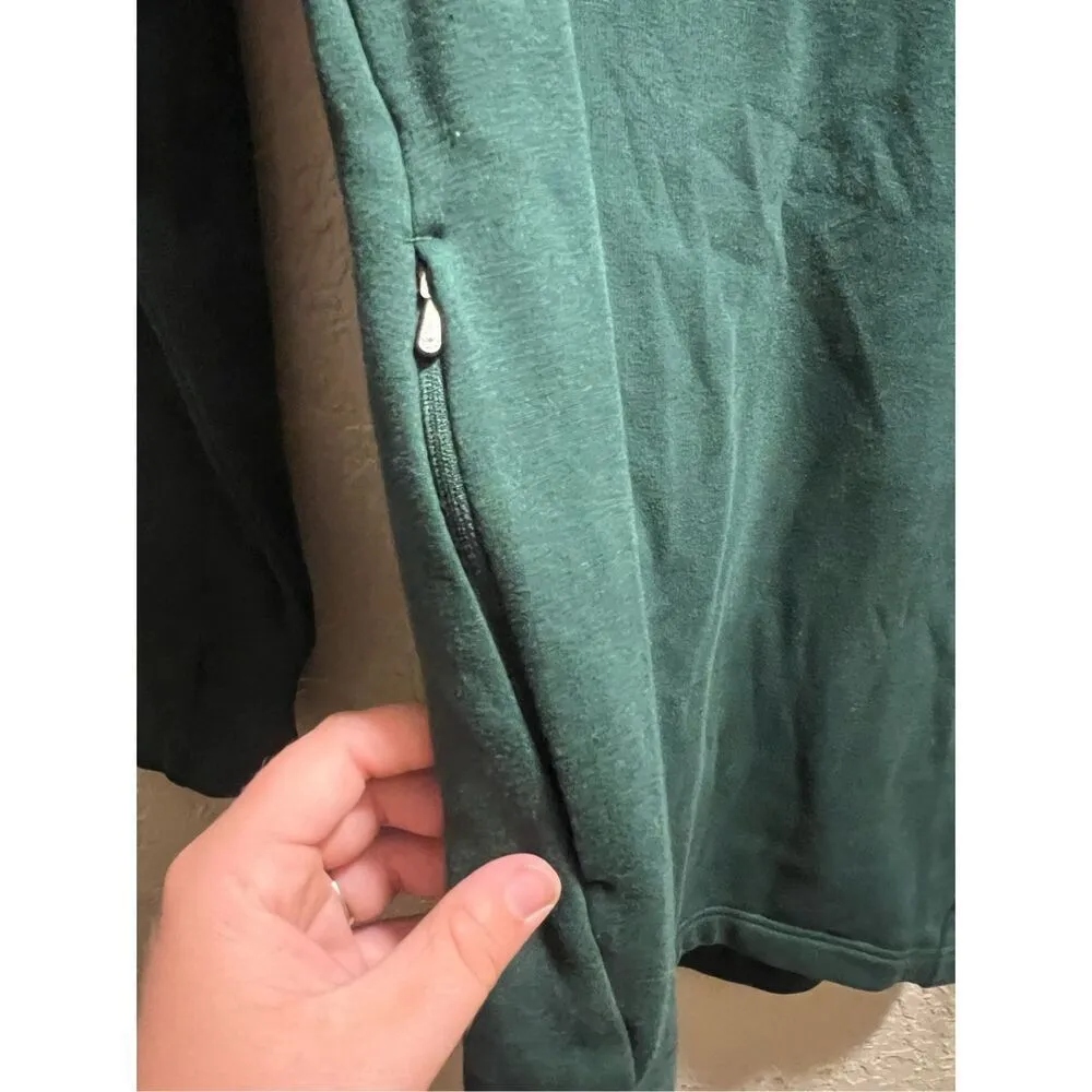 Athleta Green Sweatshirt Dress With Pockets Woman’s Size Small - Image 5