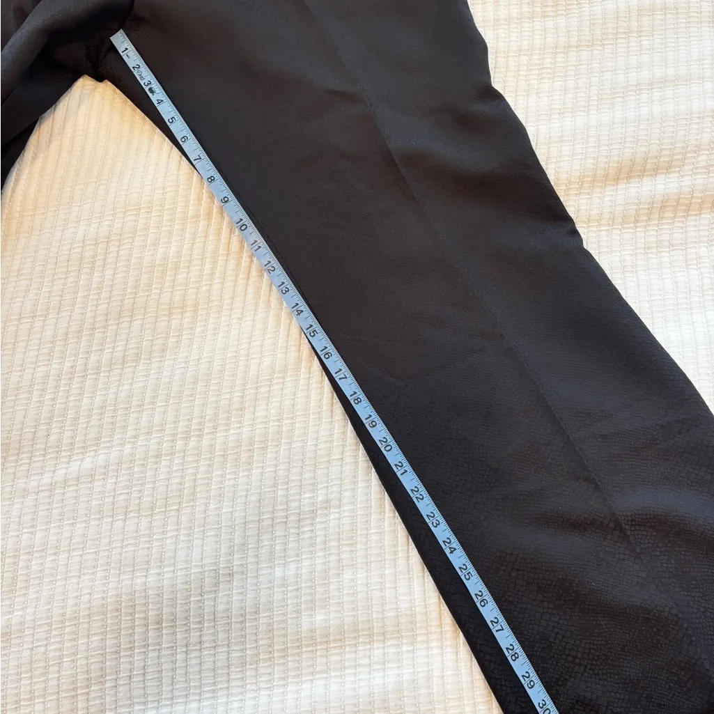 Tahari Arthur S. Levine LUXE NWT Women's Vivian Black Reptile Print Trouser 18 - Image 10