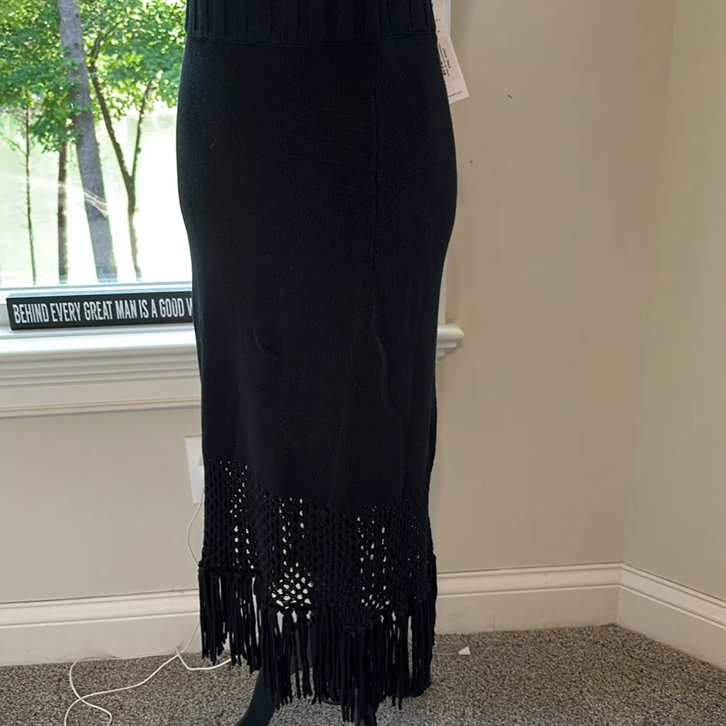 NWT Amour Vert 100% Organic Cotton Alizee Skirt, Medium, Black - Image 6