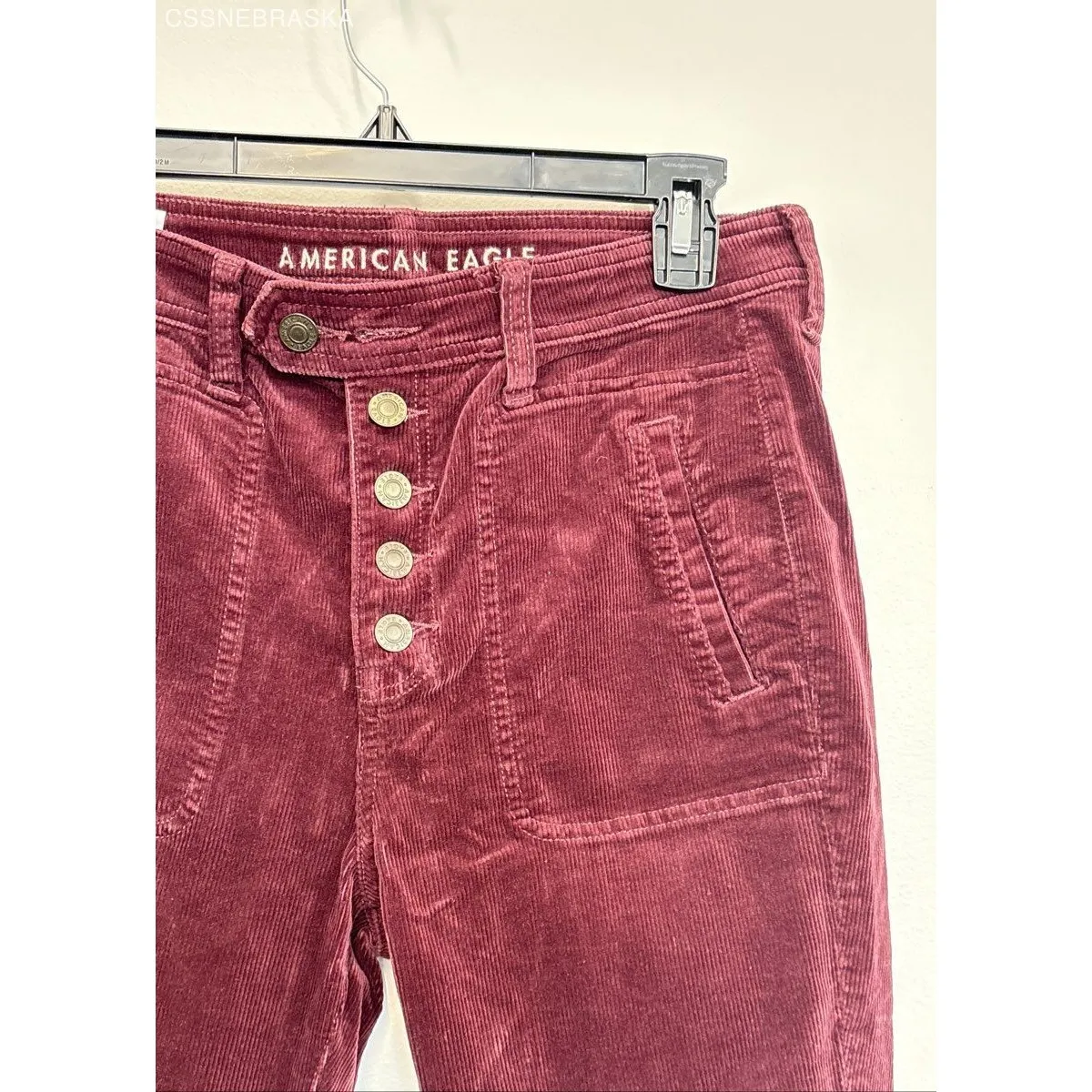 American Eagle Regular Burgandy/Cranberry Hi - Image 3