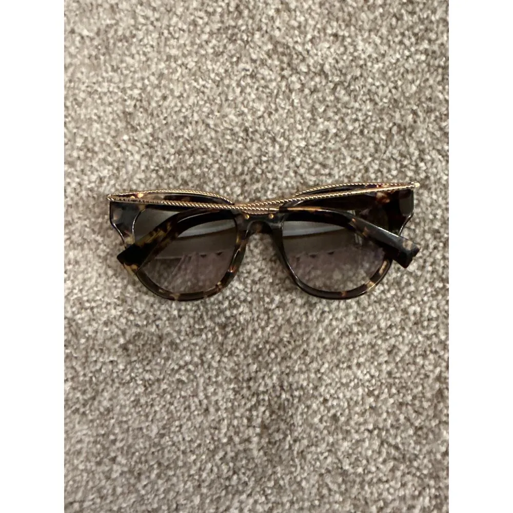 Marc Jacobs Brown Tortoise Gradient 165/S Twisted Temple Cat Eye Sunglasses - Image 10