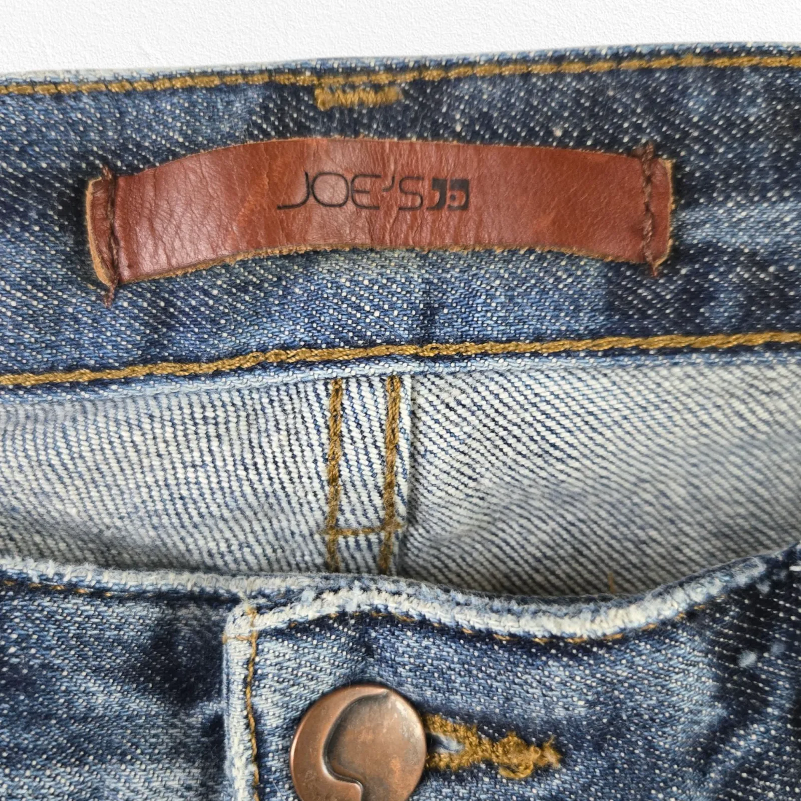 Joes Jeans Medium Wash Distressed Boyfriend Billie Ankle Straight Jeans Size 27 - Image 7