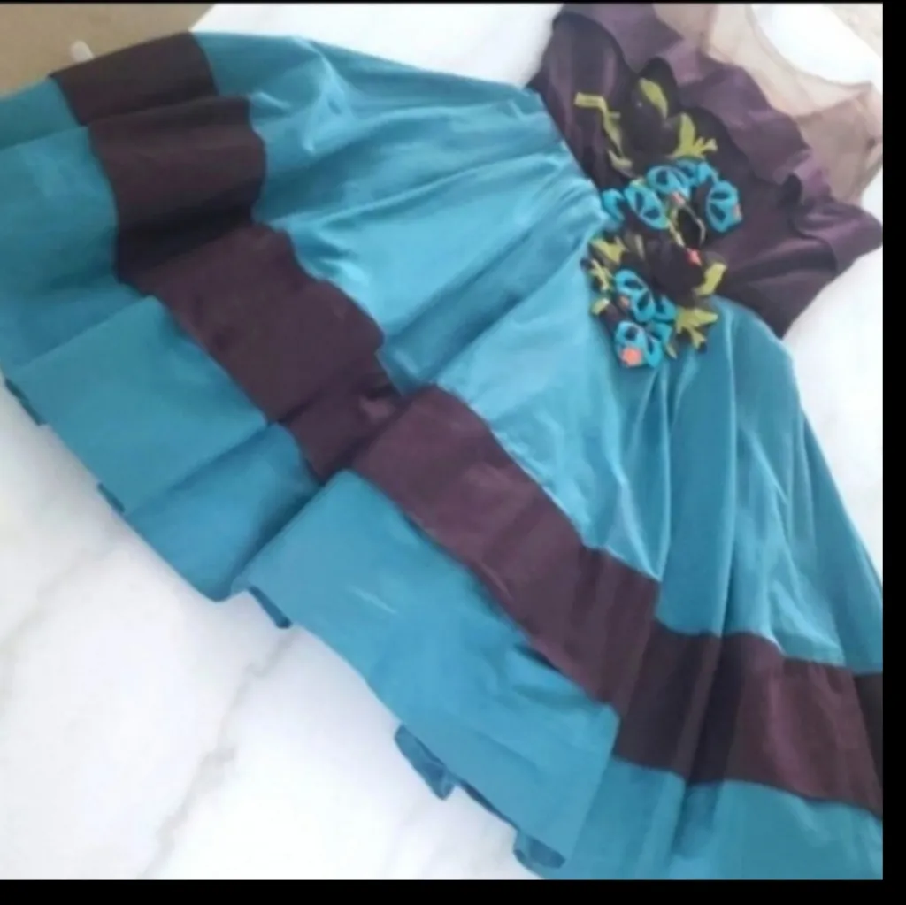 Betsey Johnson dress w petticoat ( unworn) vintage 80’s 90’s vintage Blue Size XS - Image 8