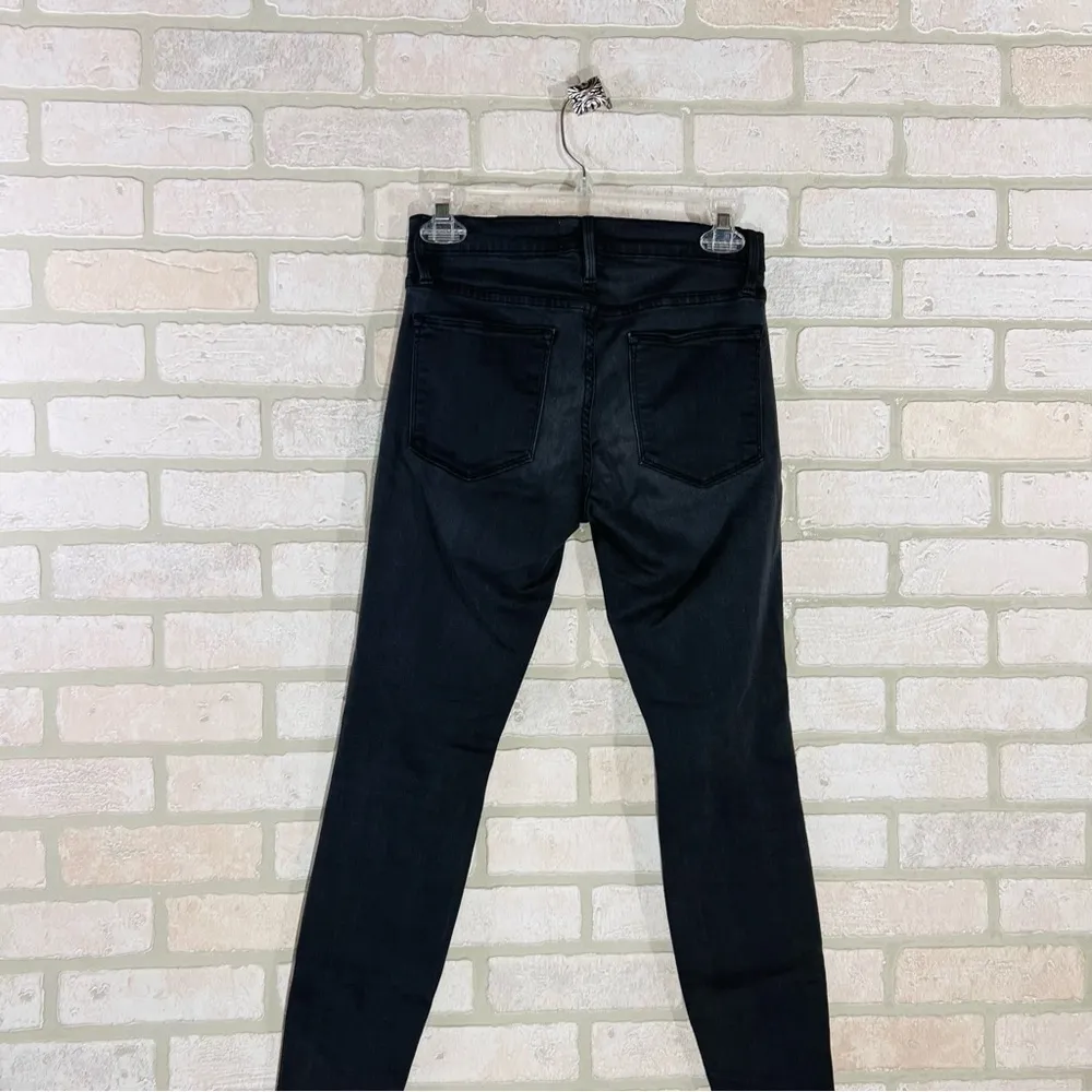 Frame Denim Le High Skinny Distressed Jeans in Tillery Wash Size 25 - Image 8