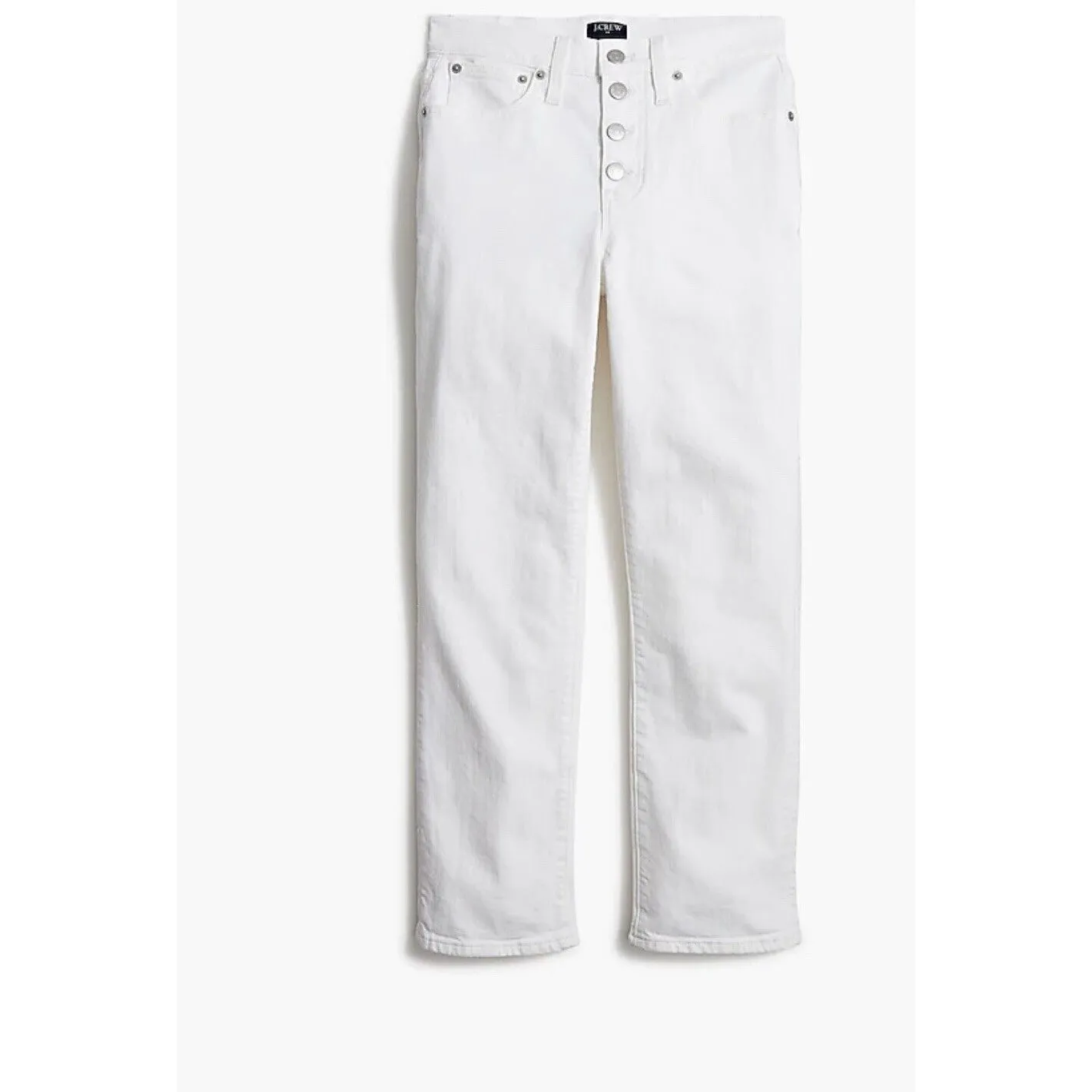 J. Crew Factory Essential straight white jean in‎ all - Image 6