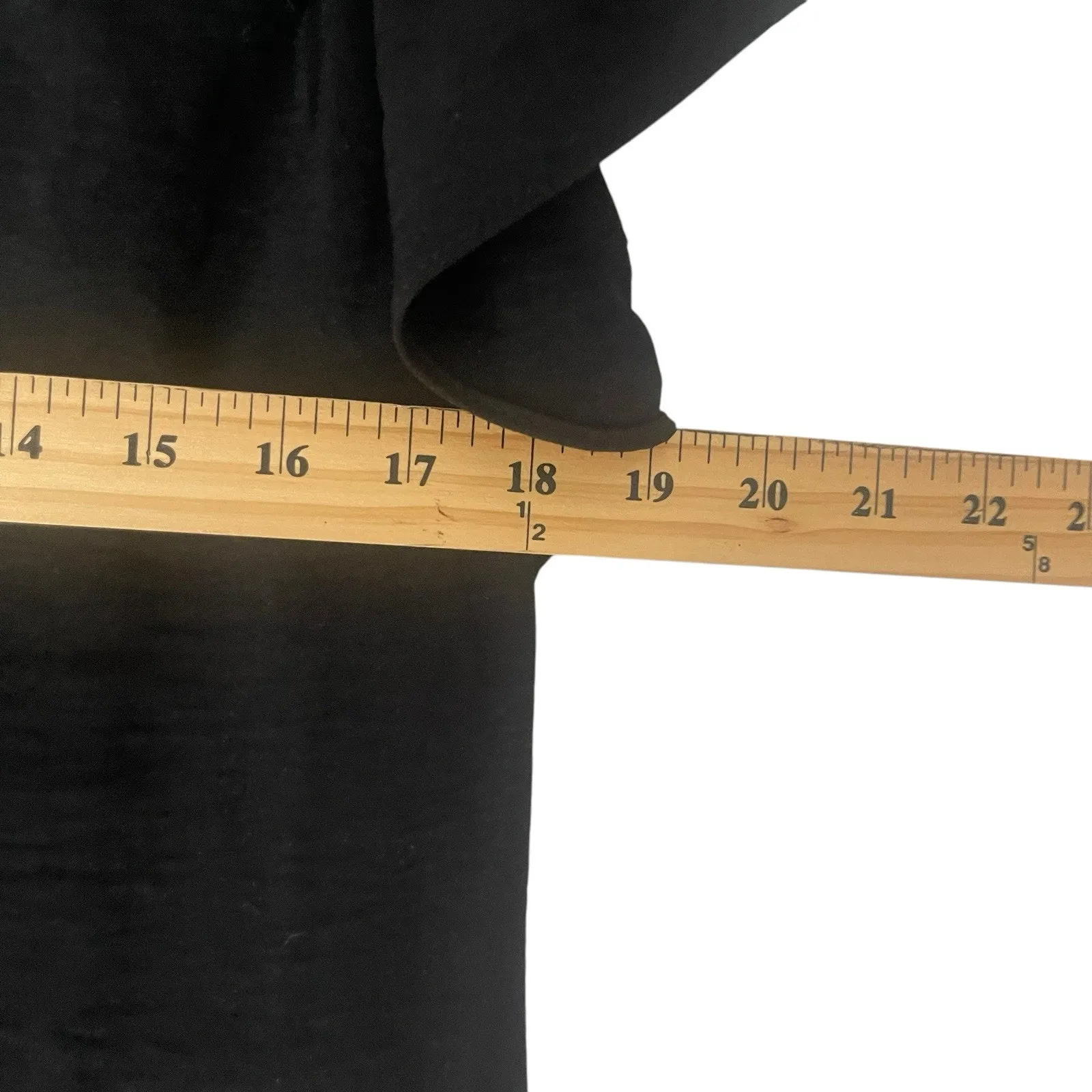 SO NWT Women's Size‎ Medium Black Career Ruffle Flutter Sleeve Blouse - Image 11