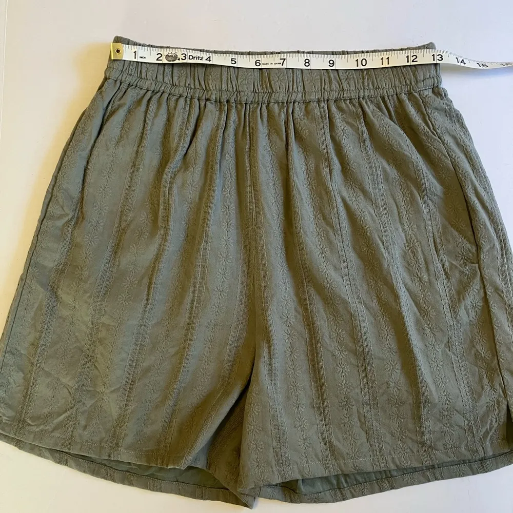 Laude The Label High Rise Cotton Shorts M Green Size M - Image 5