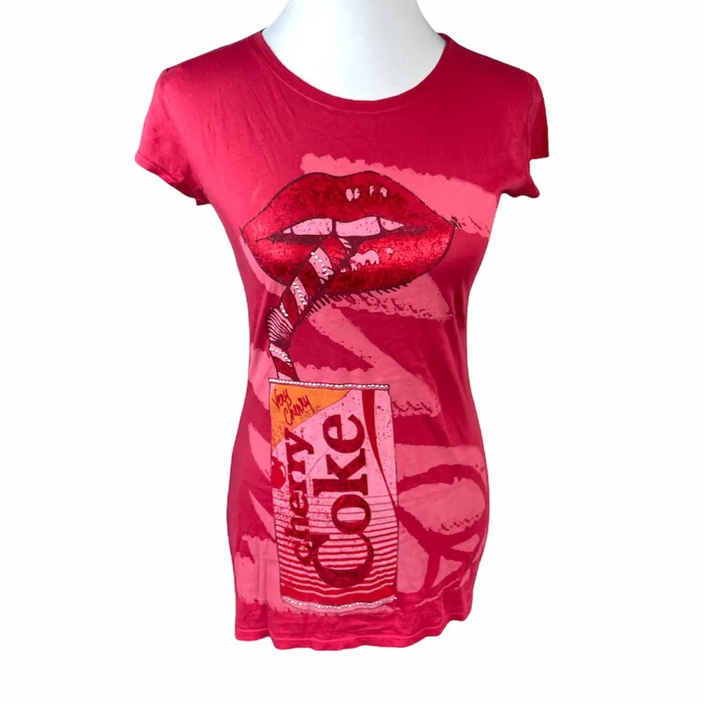 Coca-Cola Sipping a Coke T-Shirt, Red, Small and Medium - Image 8