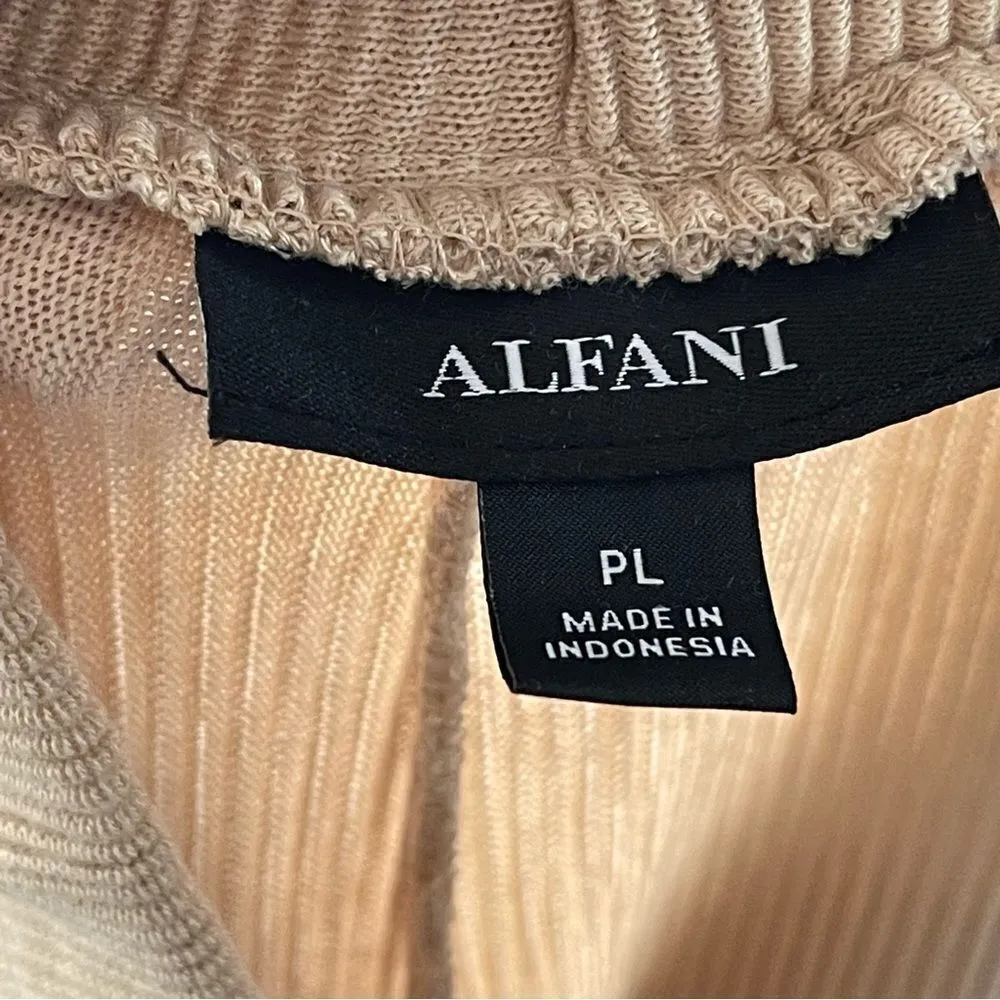 NWT Alfani Ribbed Pull-on Wide Leg Pants - PL (Petite Large) - Image 6