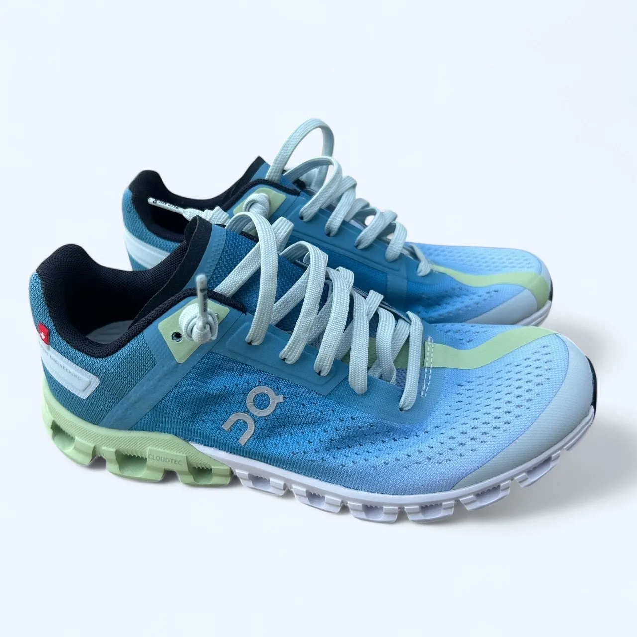 NEW On Cloudflow 3.0 Running Athletic Sneakers Women's 5.5 M Niagara Meadow Blue - Image 8