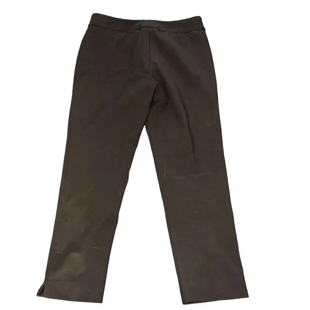 Talbots Brown Signature Straight Leg Dress Pants Size‎ 10 - Image 4