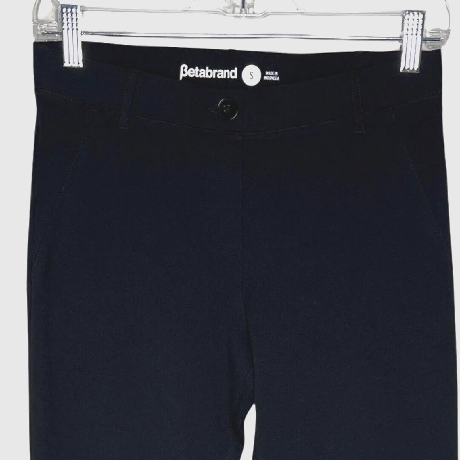 Betabrand Pants Women Small Black Classic Straight Leg Ponte Knit Work Yoga Pant - Image 3