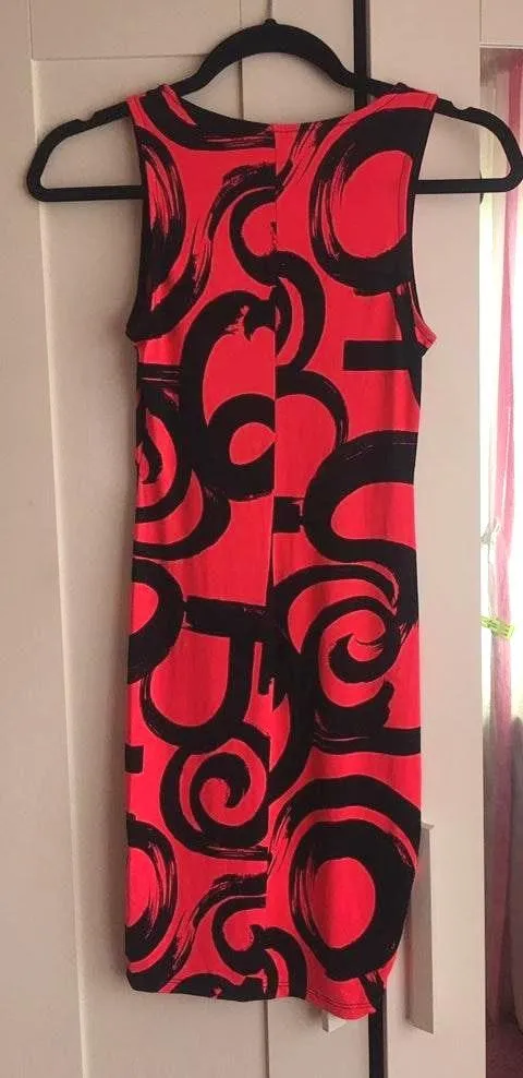 Flamingo Hot Pink Bodycon Dress - Image 2