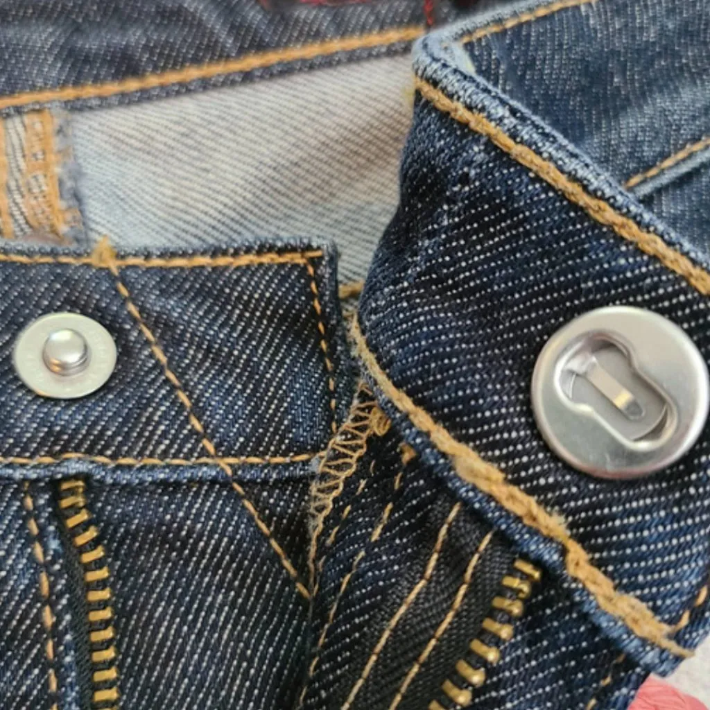 AG ADRIANO GOLDSCHMIED the Kiss Slim Straight Leg Jeans Dark Wash Low Rise Y2K - Image 7