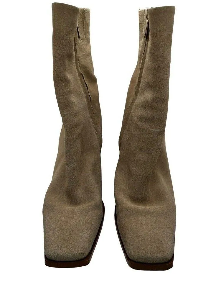 Sam Edelman Womens Ivette Sesame Seed Ankle Boots Size 9.5 (7263455) - Image 2